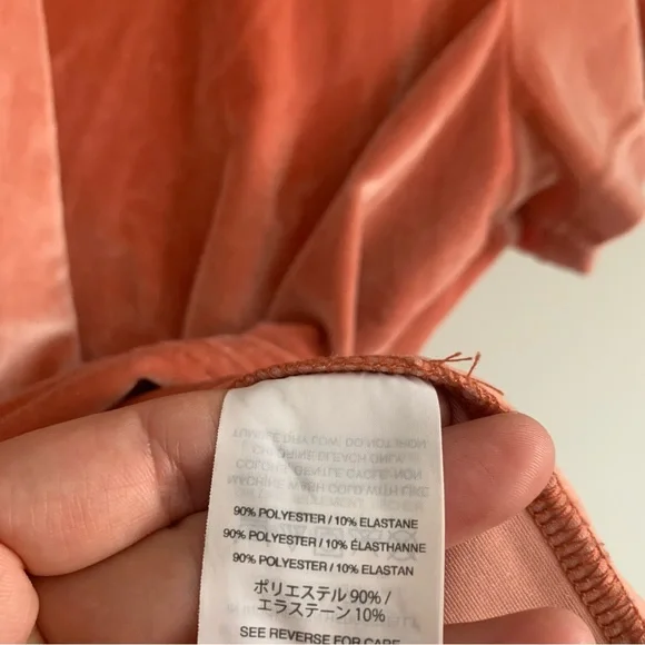 • [Madewell] Velvet Tie Neck Top • - Picture 6 of 10